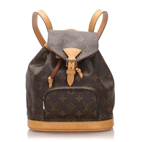 Zaini Louis vuitton in Pelle Marrone .